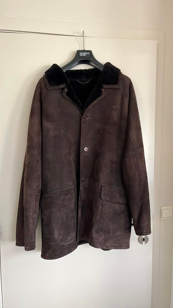 Veste d'hiver en mouton inversé pour hommes, Enlèvement, Comme neuf