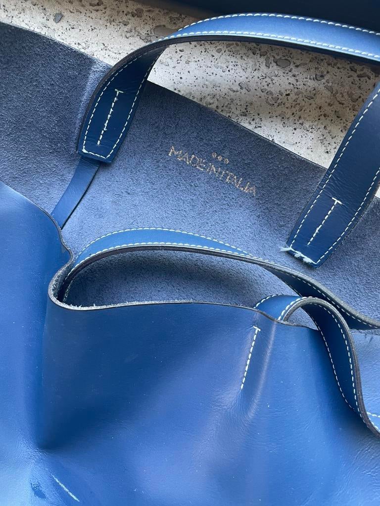 Shopper en cuir avec sac., Enlèvement, Utilisé, 25 à 40 cm, Autres marques