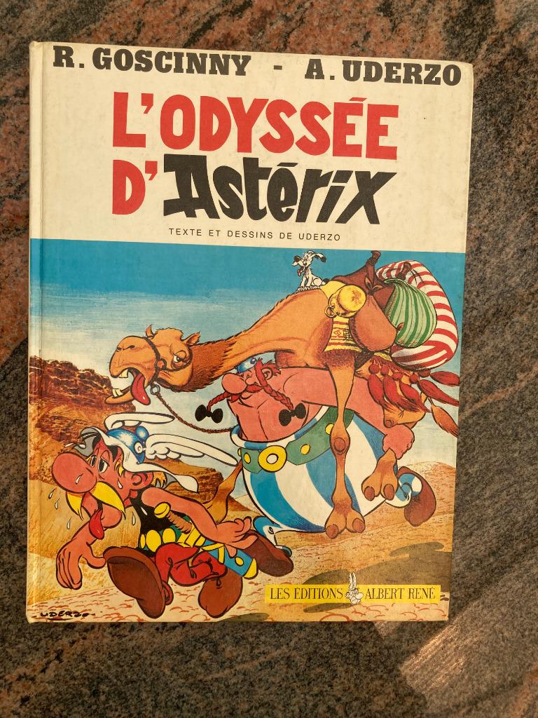 BD  Astérix 26. L'odyssée d'Astérix 1981, Gelezen, Verzenden, Eén stripboek, Uderzo - Goscinny