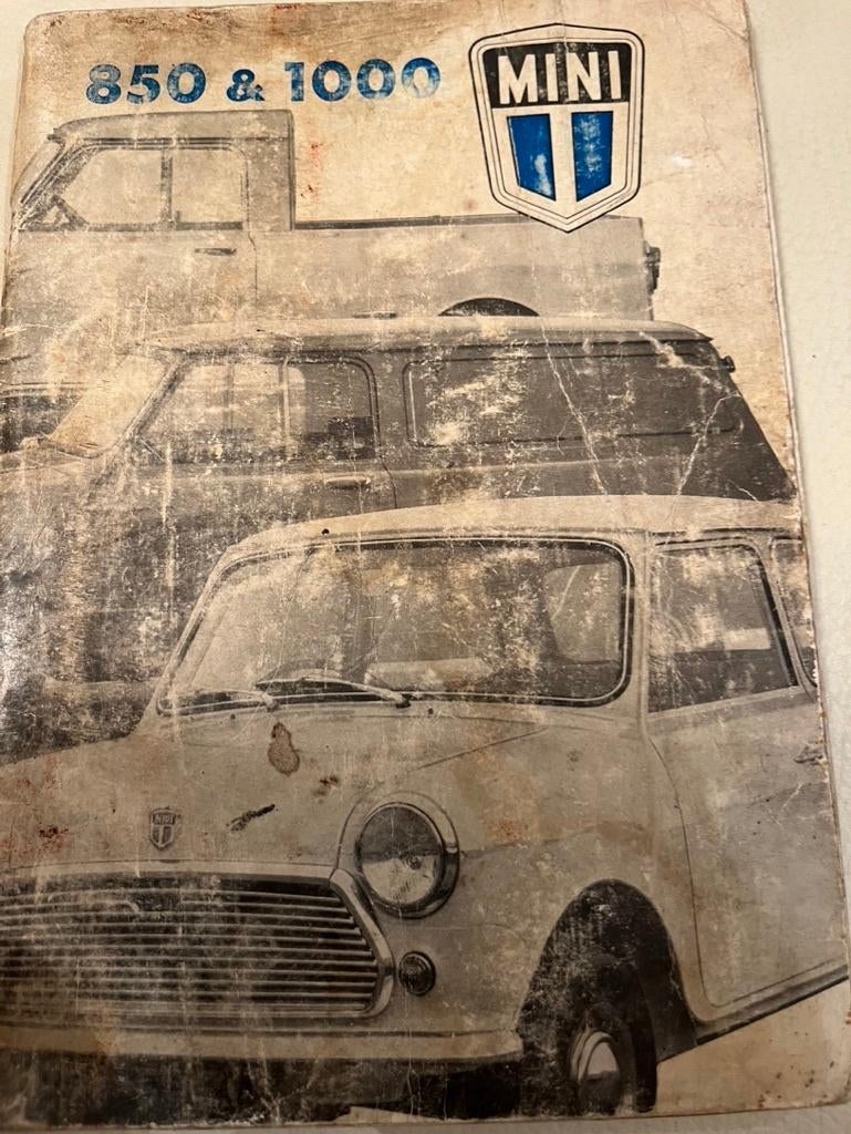 MINI 850&1000 Gebruikershandleiding, Ophalen of Verzenden, Gelezen