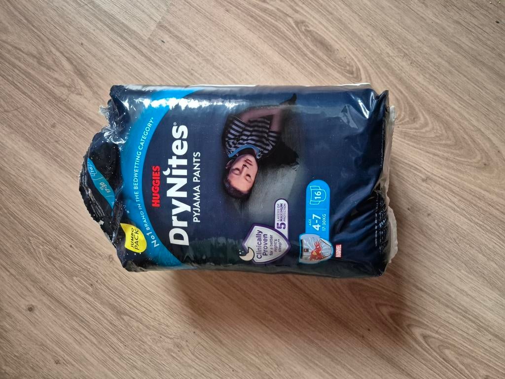 DryNites pyjama pants 4-7jaar of 17-30kg, Enlèvement, Comme neuf