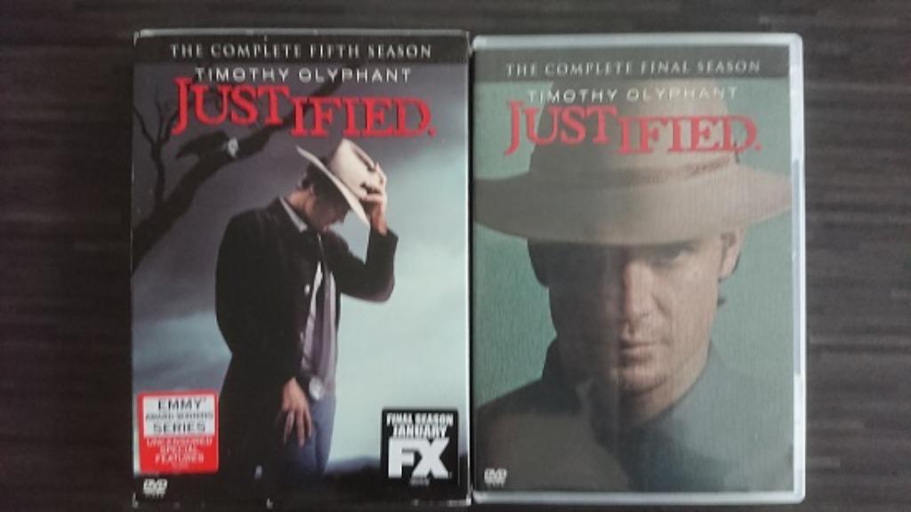 Justified , seizoenen 5 en 6, regio 1, Ophalen of Verzenden, Gebruikt, Detective en Krimi