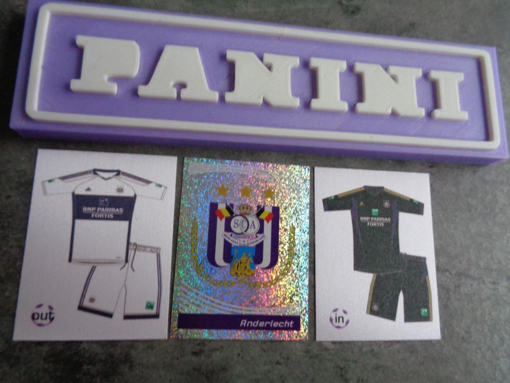PANINI FOOTBALL 2012  RSC ANDERLECHT  3 STICKERS voetbal, Verzenden, Nieuw