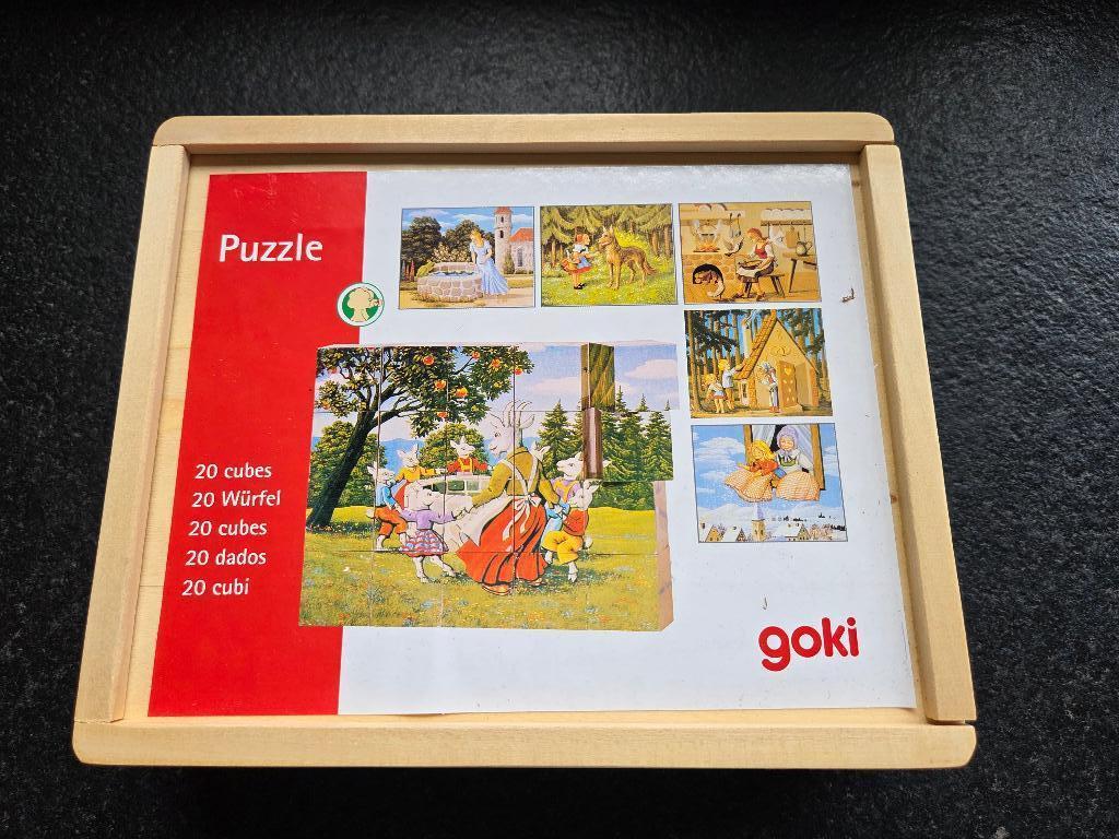 Houten blokpuzzel, Ophalen of Verzenden, 10 tot 50 stukjes, Nieuw, Van hout