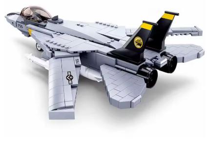 Bouwblokken set Militair - F14 Tomcat (404 blokjes), Enlèvement ou Envoi, Neuf