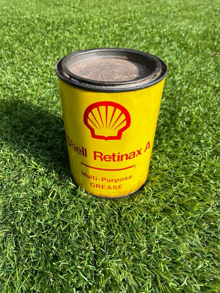 Graisse polyvalente Retinax A Vintage Shell Tin, Enlèvement ou Envoi, Utilisé