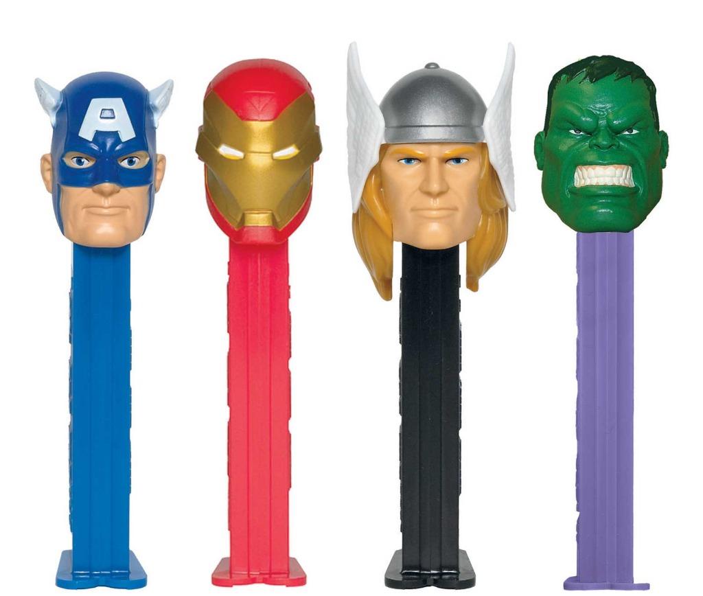4 distributeurs PEZ The Avengers de 2015, Enlèvement ou Envoi, Neuf
