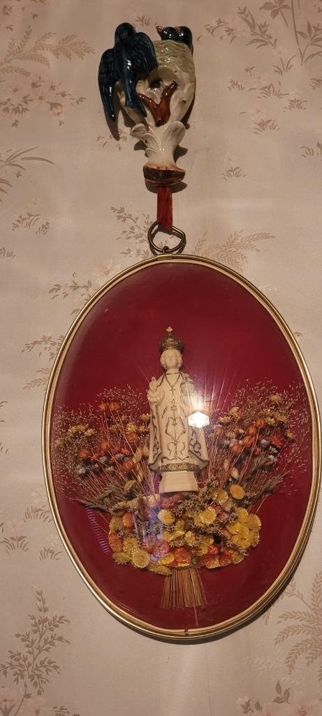 Cadre Verre Bombé Vintage, Enlèvement