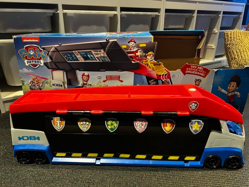 Paw patroller + figuurtjes + pup pad, Ophalen, Gebruikt