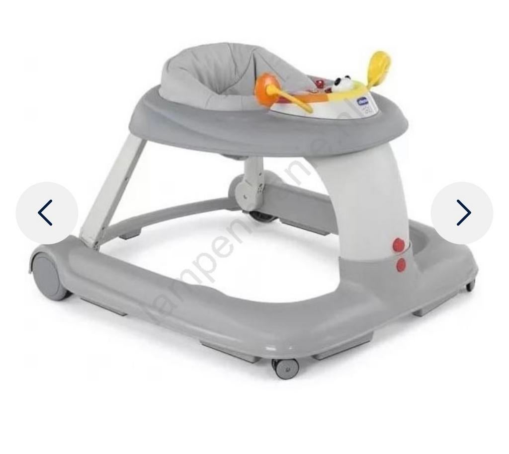 CHICCO loopstoel 1-2-3 grijs, Ophalen, Zo goed als nieuw, Chicco
