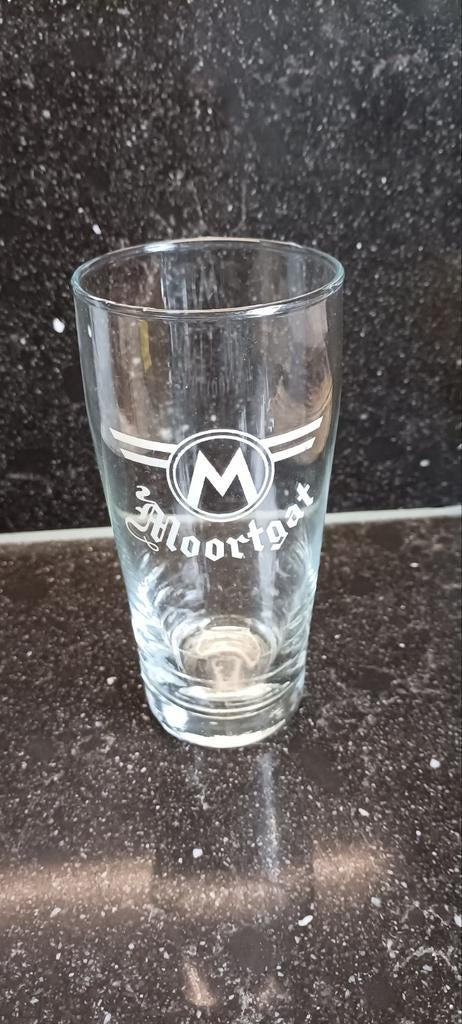 Oud bierglas br. MOORTGAT BREENDONK. nieuwstaat, Verzamelen, Glas en Drinkglazen, Ophalen of Verzenden, Bierglas