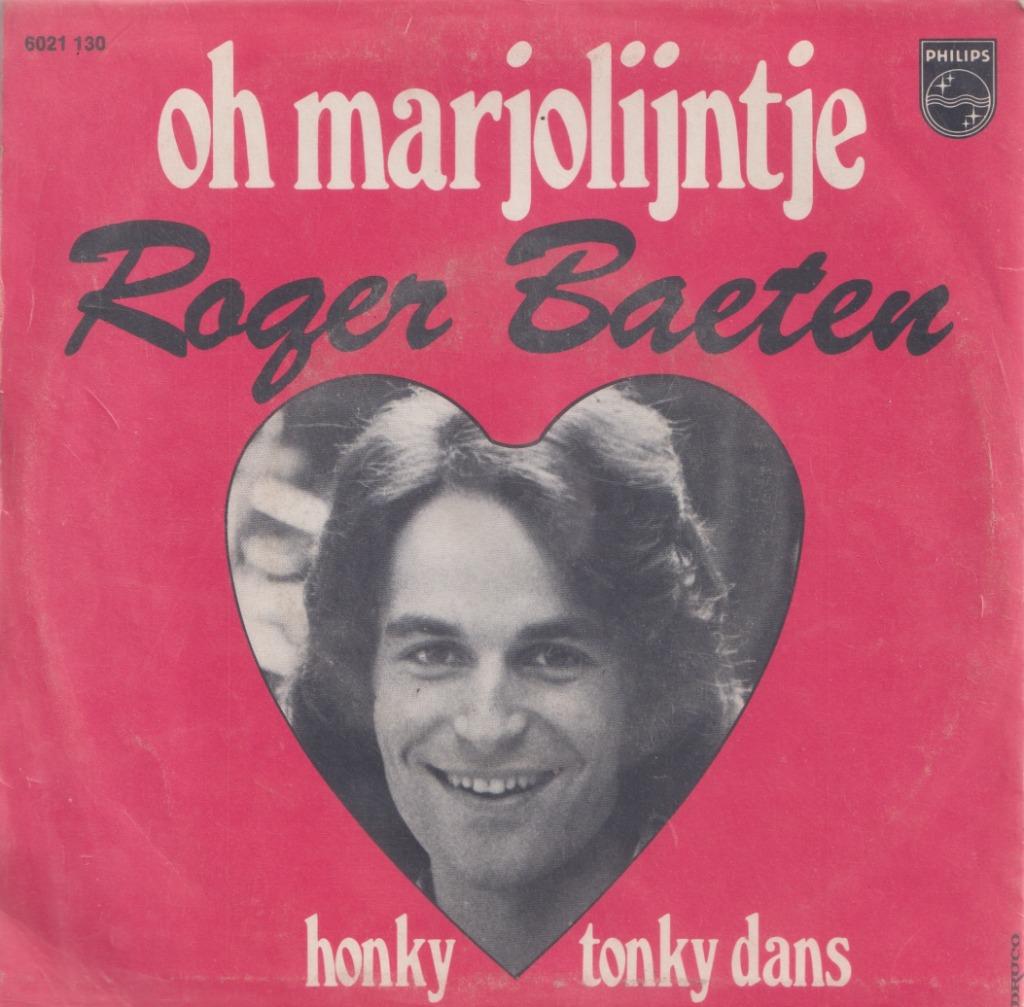 Roger Baeten – Oh Marjolijntje / Honky tonky dans - Single, Enlèvement ou Envoi, Utilisé, En néerlandais