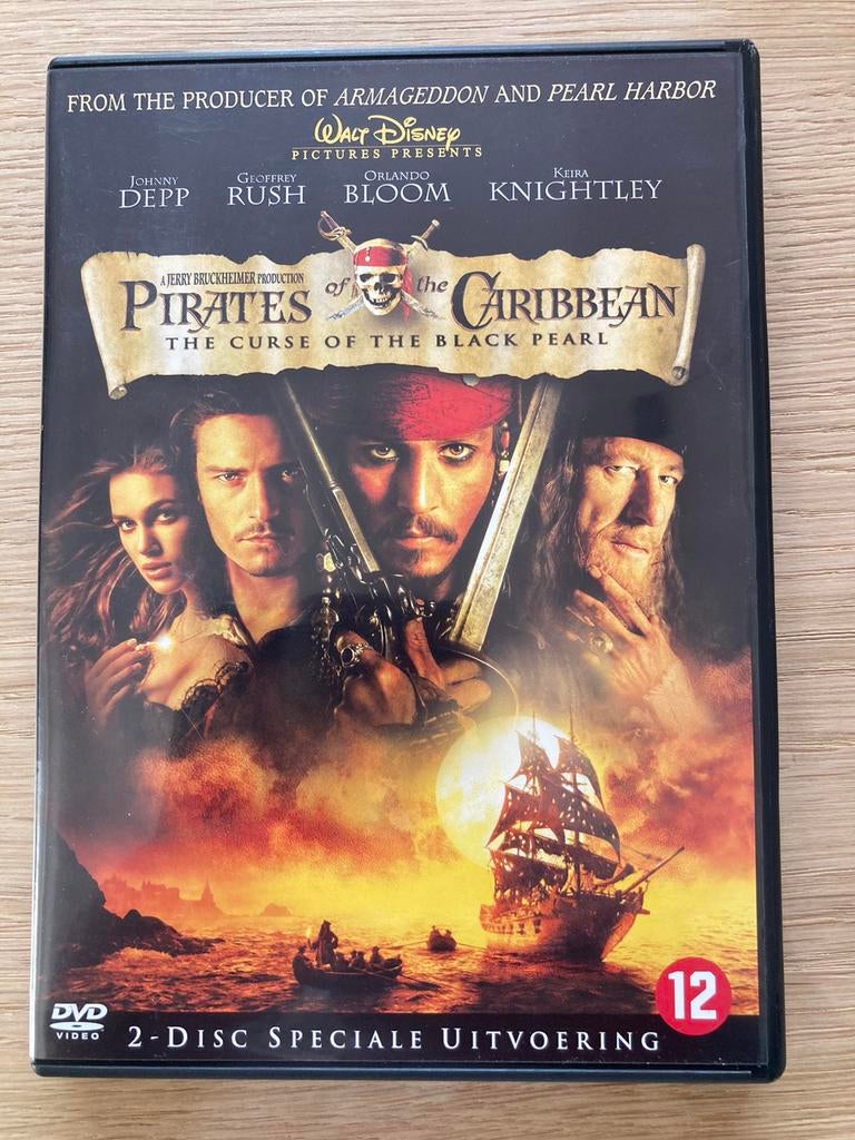 Pirates Of The Caribbean “The Curse Of The Black Pearl”, Cd's en Dvd's, Ophalen of Verzenden, Zo goed als nieuw