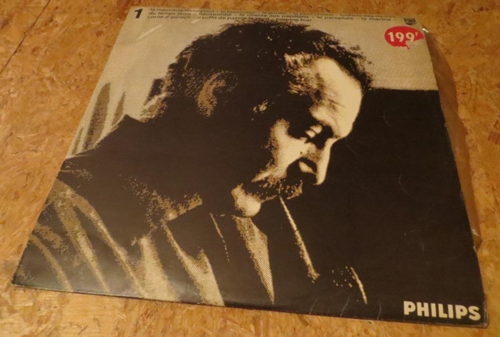 LP VINYL - Georges Brassens ‎– 1 (1965), Envoi, Utilisé, 12 pouces, Pop
