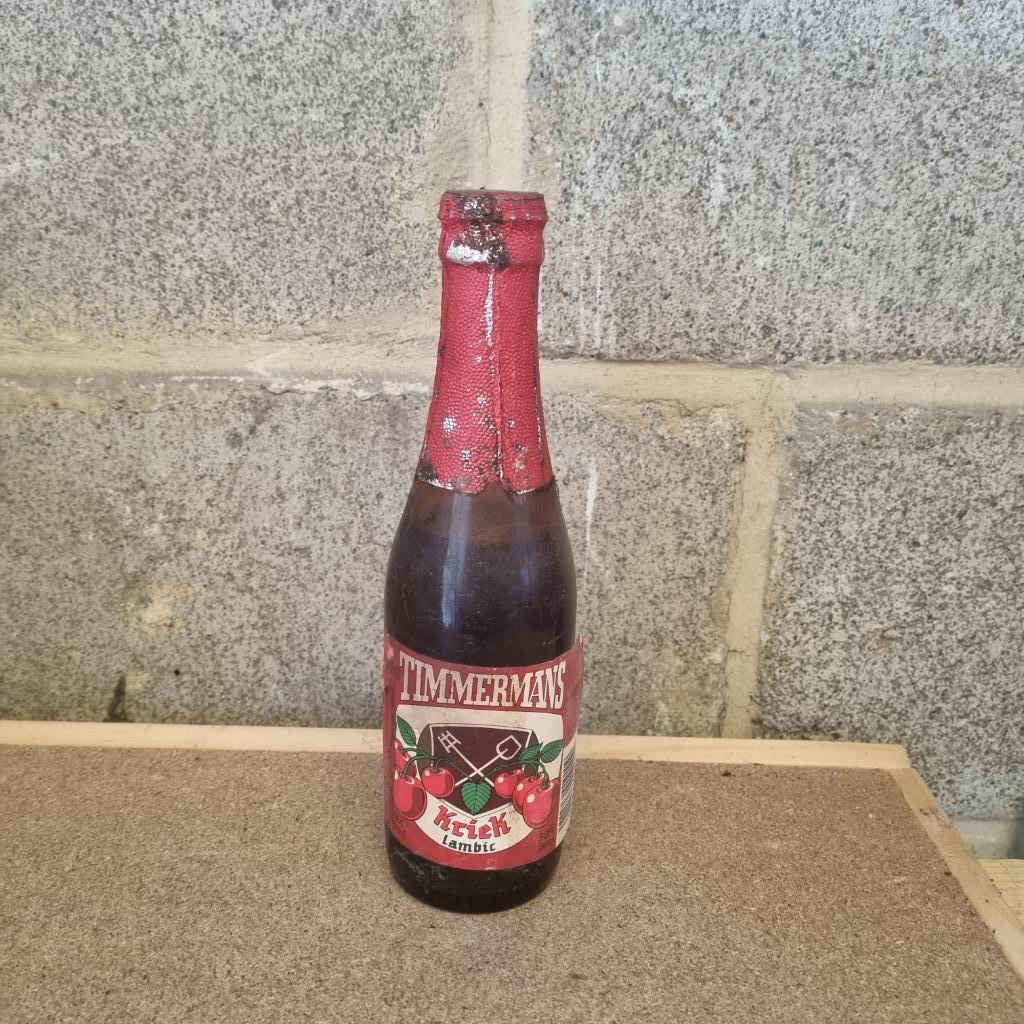 Bouteille de bière Timmermans Kriek Lambic, Enlèvement ou Envoi, Utilisé, Bouteille(s), Autres marques