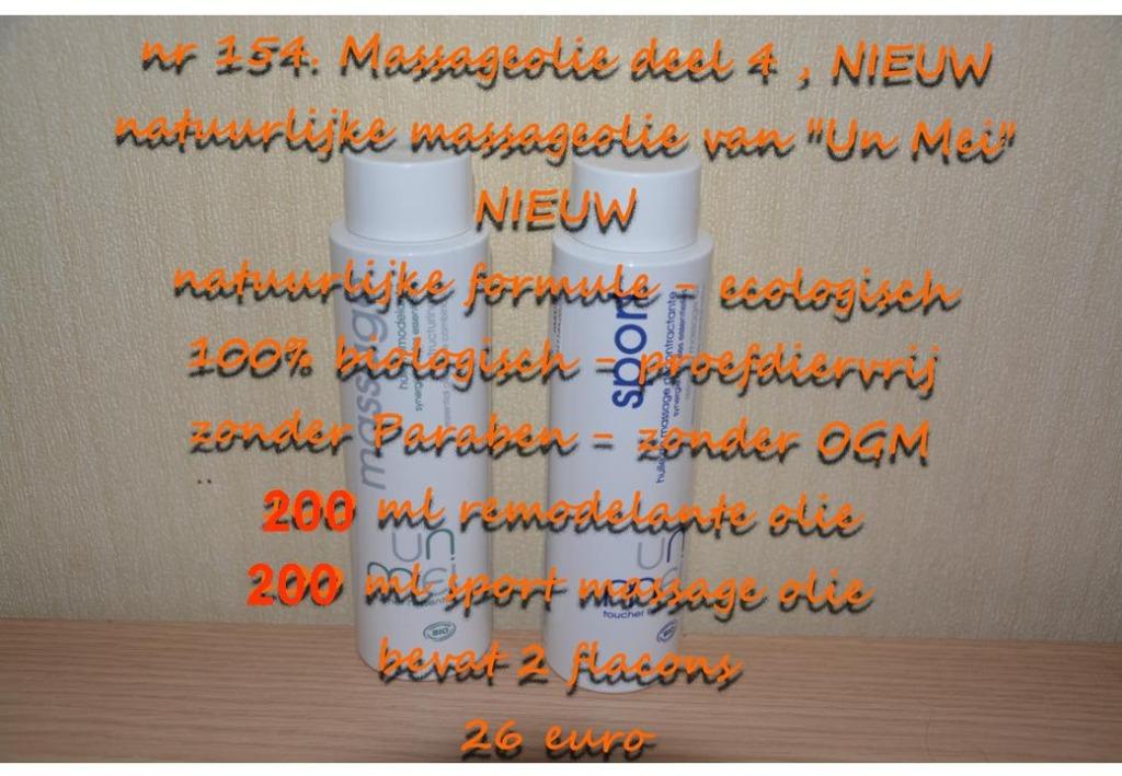 154. Huile de massage partie 4, NEUF, frais de port inclus, Sports & Fitness, Produits de massage, Envoi, Neuf, Huile ou Lotion