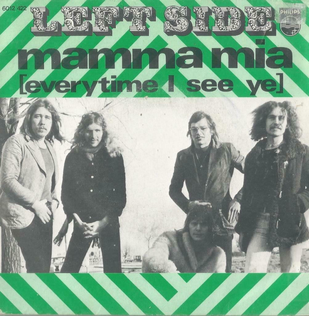 Left Side – Mamma Mia / Gold in New Orleans – Single, Enlèvement ou Envoi, Utilisé, Pop