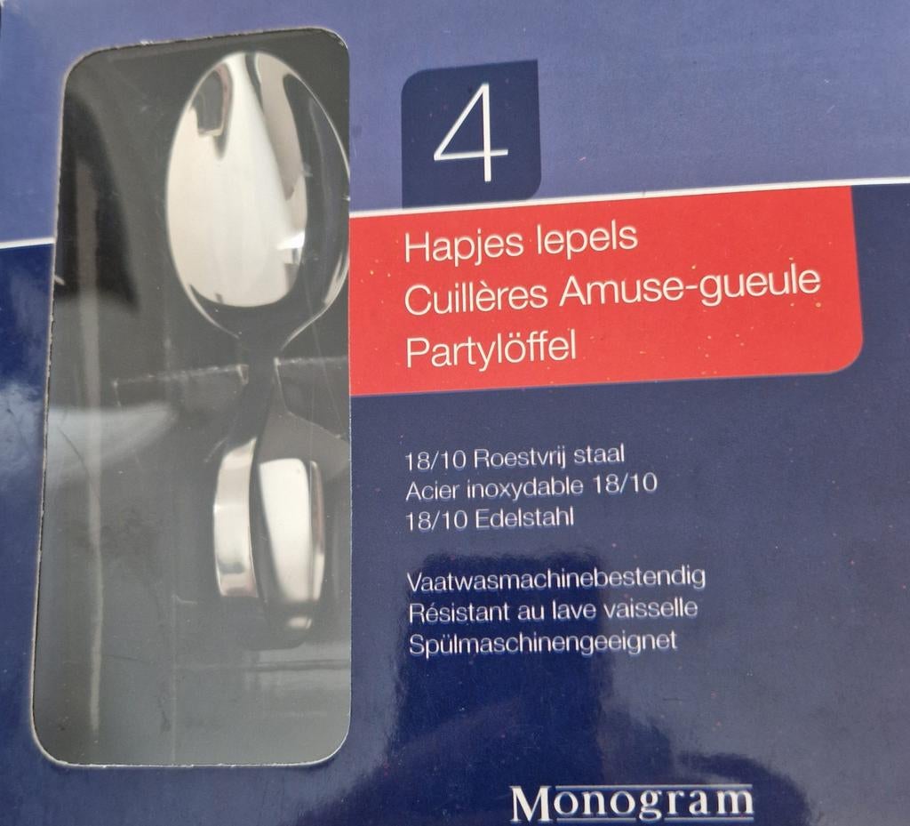 4 cuillères amuse-gueule, Enlèvement ou Envoi