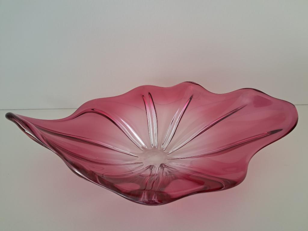 Vintage kristallen schaal van Val St. Lambert, Antiek en Kunst, Ophalen of Verzenden