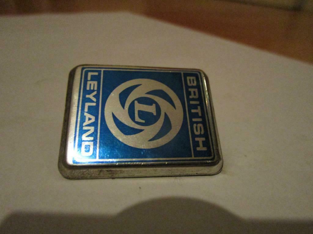 badge/logo sur le côté de British Leyland, bleu-gris, orig, Enlèvement, Utilisé, Mini