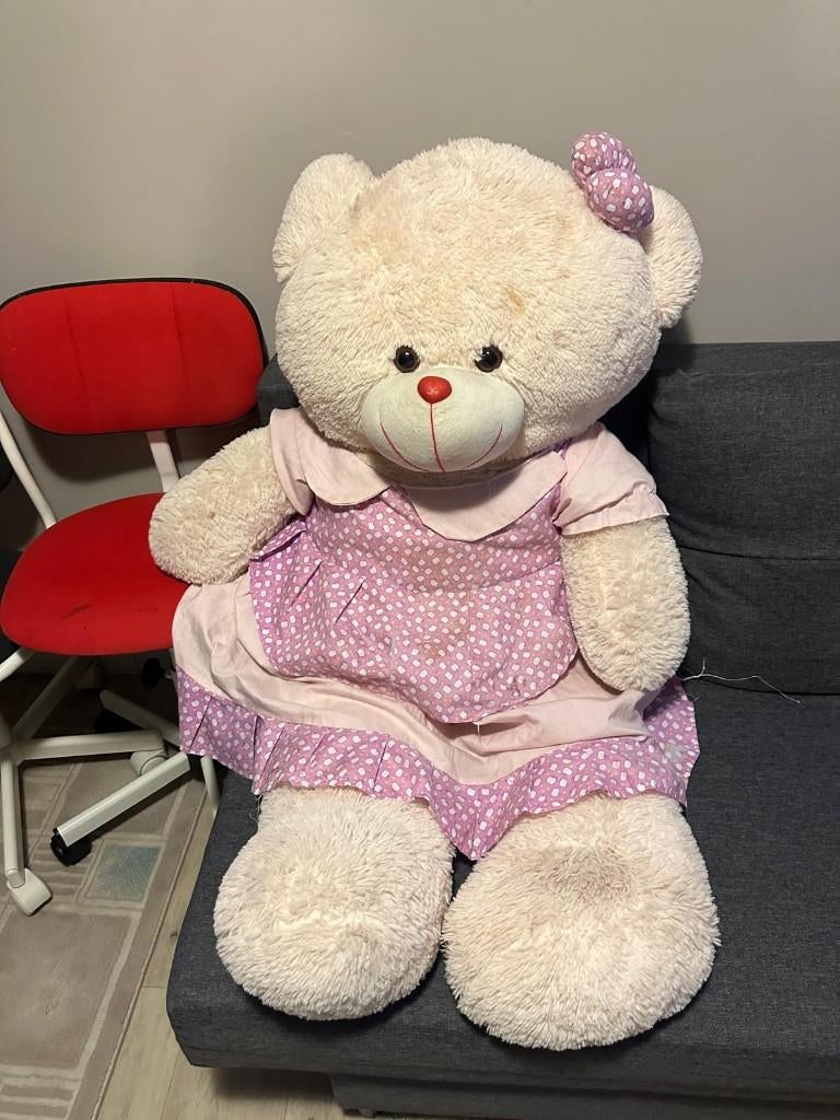 teddybeer 120cm, Overige karakters, Grand (plus de 80 cm), Lavable, Enlèvement