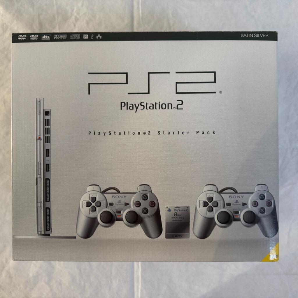 Sony PlayStation 2 Starter Pack + Originele Games, Met games, Met 2 controllers, Ophalen of Verzenden, Zo goed als nieuw