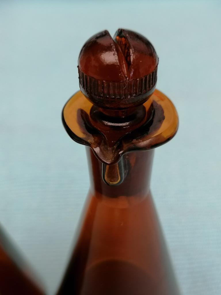 2 magistrale bereidingen apotheek flesjes circ 1880/90 50ml, Enlèvement ou Envoi