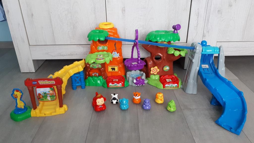 VTech avonturenjungle zoef zoef dieren, Ophalen of Verzenden, Gebruikt