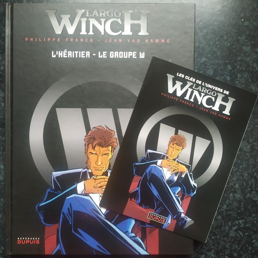 Largo Winch L'héritier - Le groupe W HC ac cahier Clés TBE, Boeken, Stripverhalen, Eén stripboek, Ophalen of Verzenden, Zo goed als nieuw