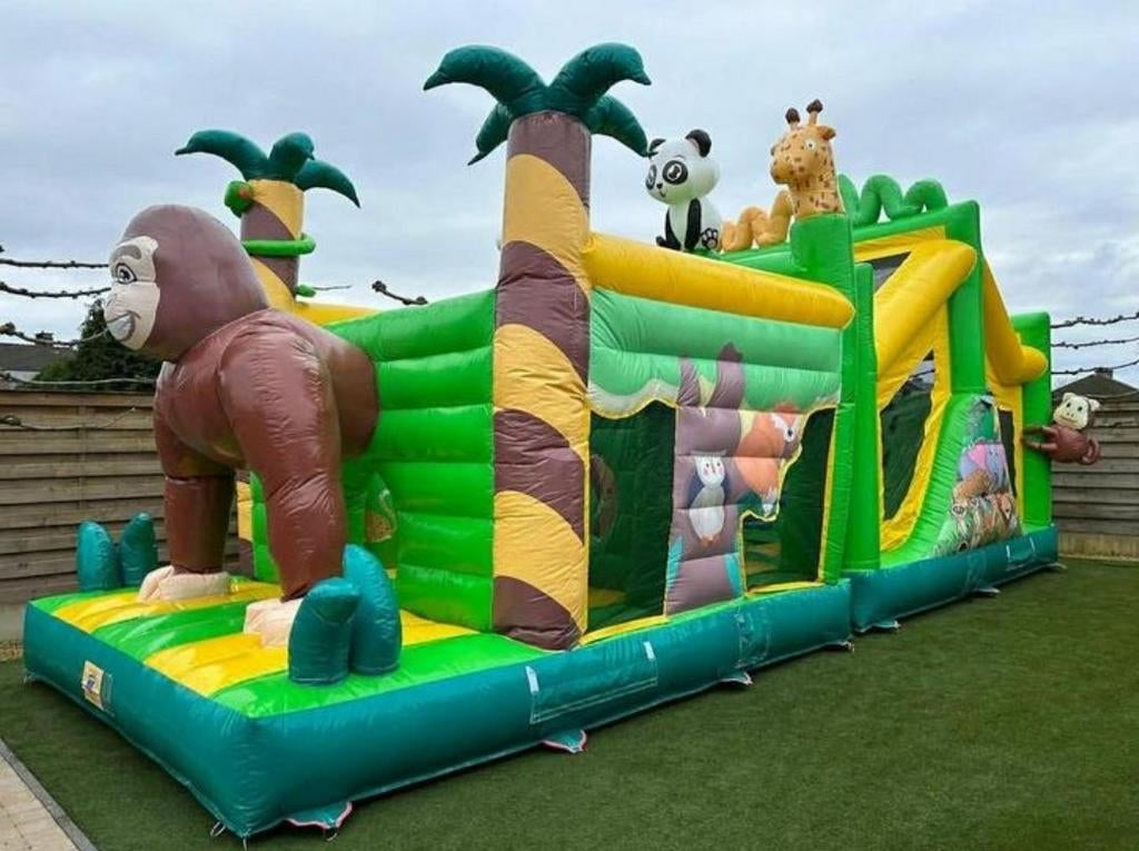 Stormbaan /springkasteel  te huur, Ophalen