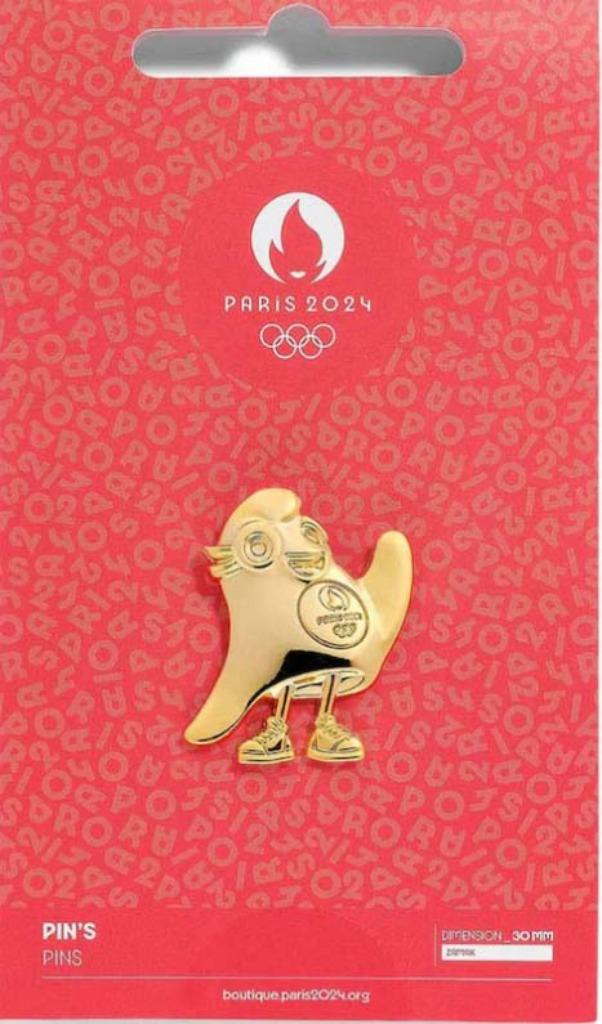 Olympische spelen Parijs 2024  mascotte pin nieuw, Verzamelen, Speldjes, Pins en Buttons, Ophalen of Verzenden, Nieuw, Figuurtje