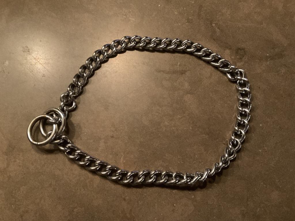 Herm & Sprenger slipketting, Dieren en Toebehoren, Ophalen, Zo goed als nieuw, Hondenriem-accessoire