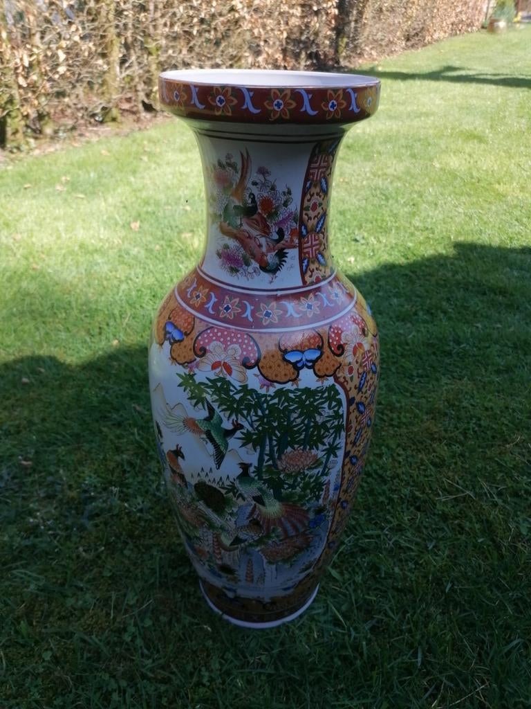 Chinese vaas Ming Dynastie 60 cm hoog, Antiek en Kunst, Ophalen