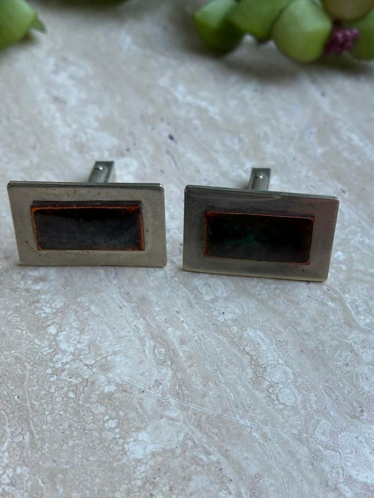 Boutons de manchette vintage, Enlèvement ou Envoi, Utilisé