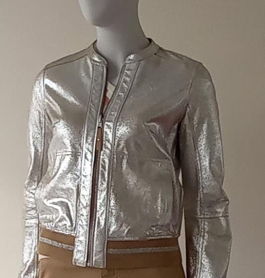 Leder vest Patrizia Pepe, Kleding | Dames, Ophalen, Zo goed als nieuw, Maat 42/44 (L)