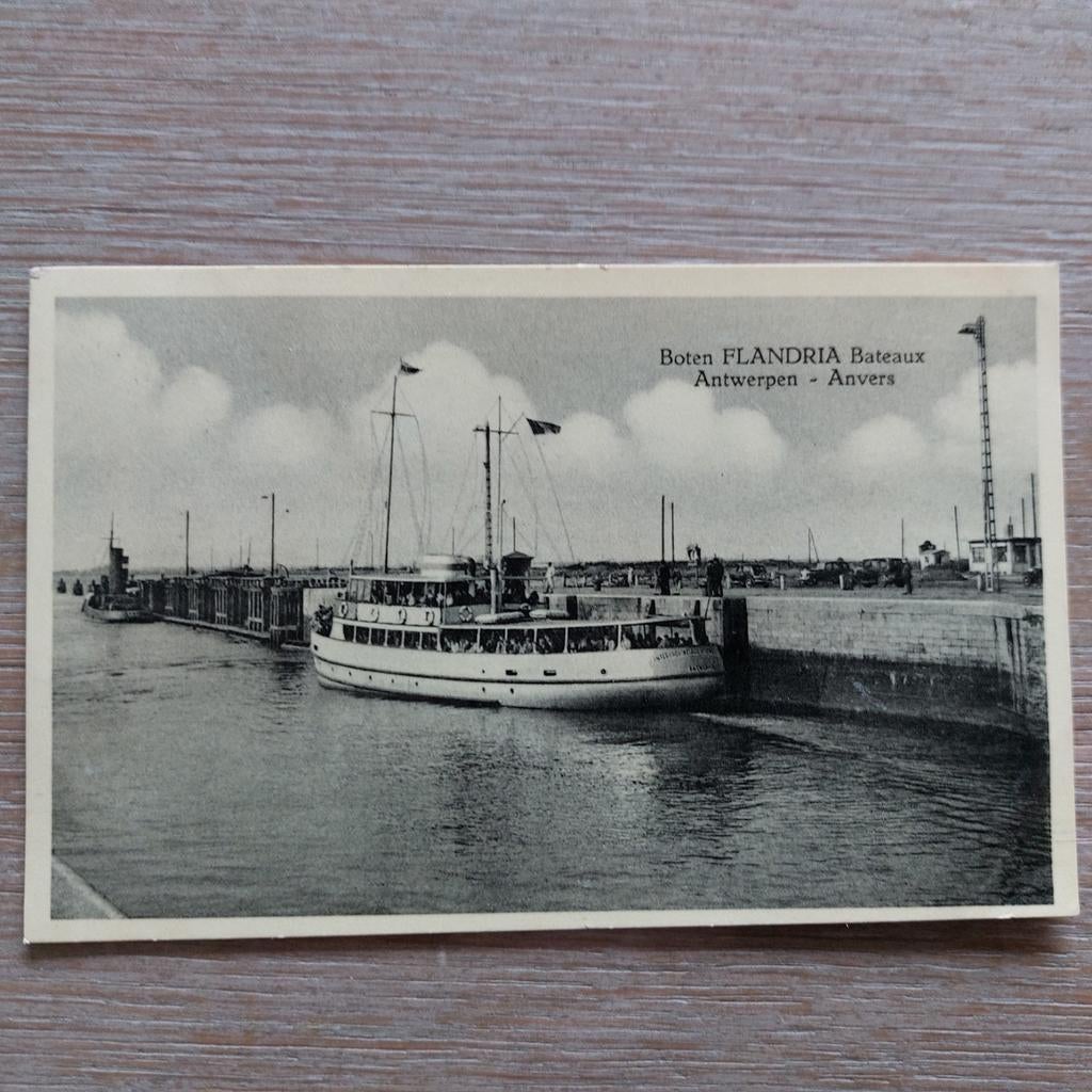 Oude postkaart: Antwerpen: Flandriaboten, Enlèvement ou Envoi, Anvers