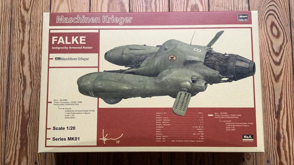 Maschinen Krieger Falke MK01 1/20 - Hasegawa Hobby kits, Hobby & Loisirs créatifs, Modélisme | Avions & Hélicoptères, Enlèvement ou Envoi