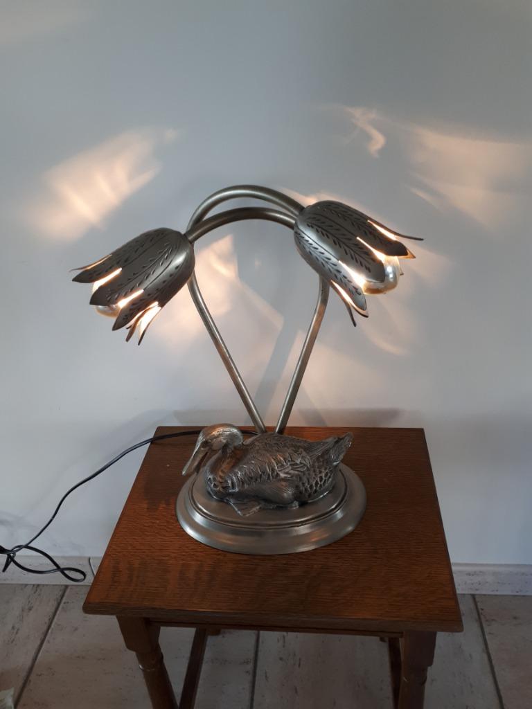 Vintage lamp, Ophalen of Verzenden, Gebruikt, Overige materialen
