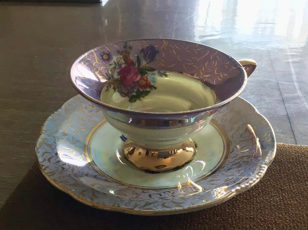 6 sacs + soucoupes vintage, Enlèvement