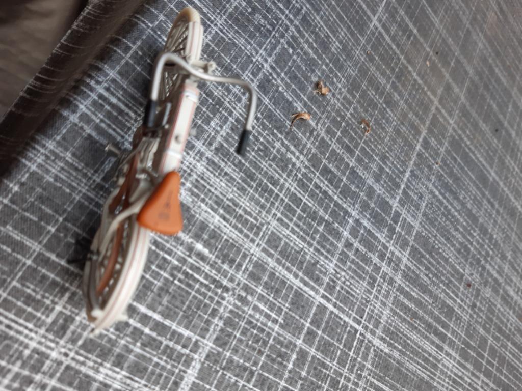 Zeldzaam miniatuur motorfietsje, Ophalen, Zo goed als nieuw, Motoren