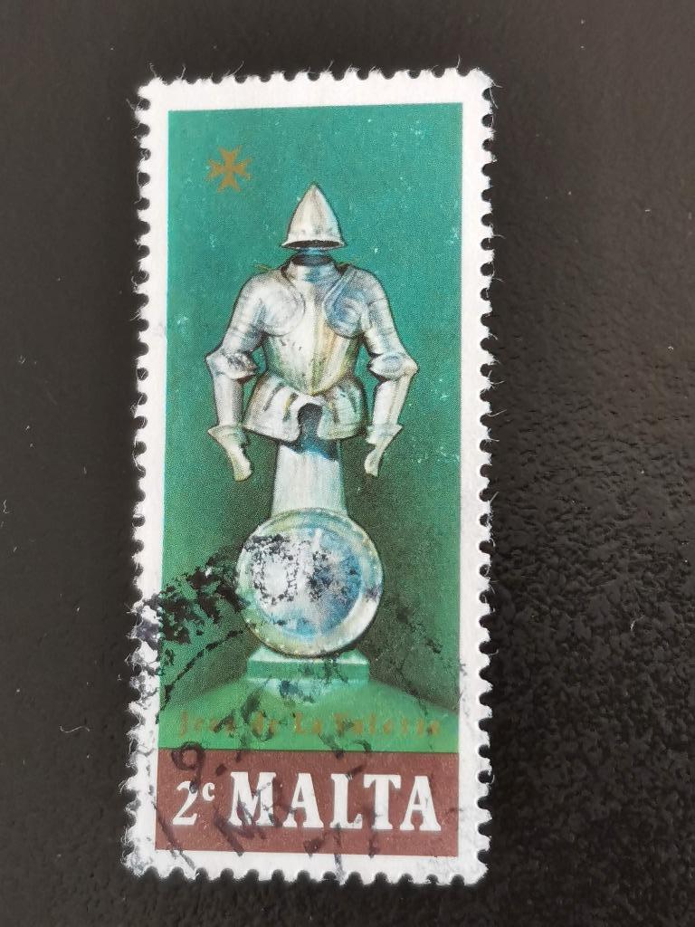 Malte 1977 - armure du chevalier Jean Parisot de Valette, Enlèvement ou Envoi, Malte, Affranchi