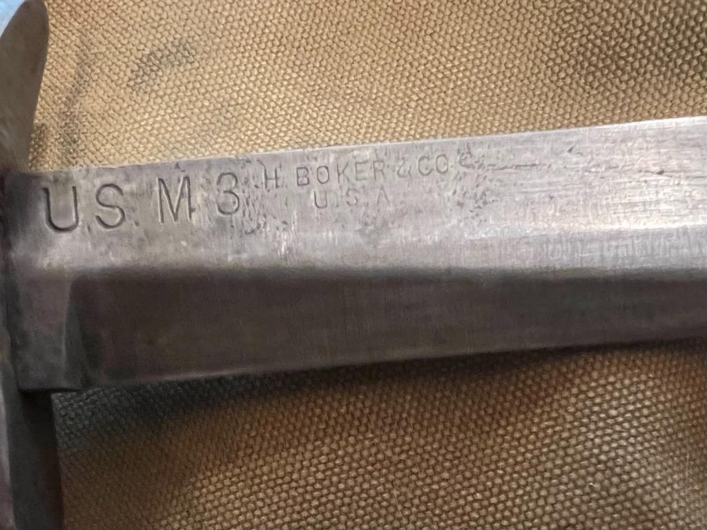 US M3 BOKER - original WW2, Collections, Objets militaires | Seconde Guerre mondiale, Enlèvement ou Envoi
