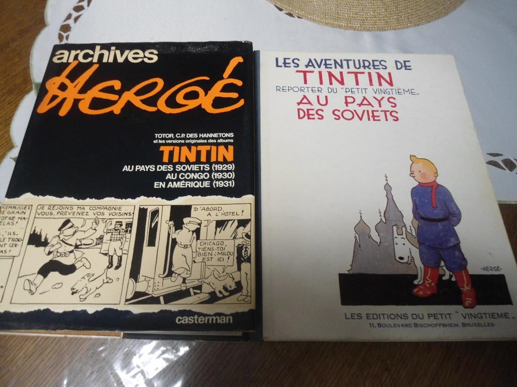 2 Livres Tintin Excellent état., Plusieurs BD, Enlèvement ou Envoi, Comme neuf, Hergé