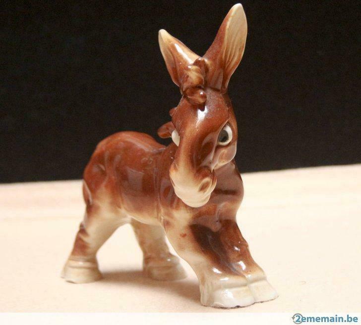 Porcelaine_23_Ane – cheval, Antiquités & Art, Enlèvement ou Envoi
