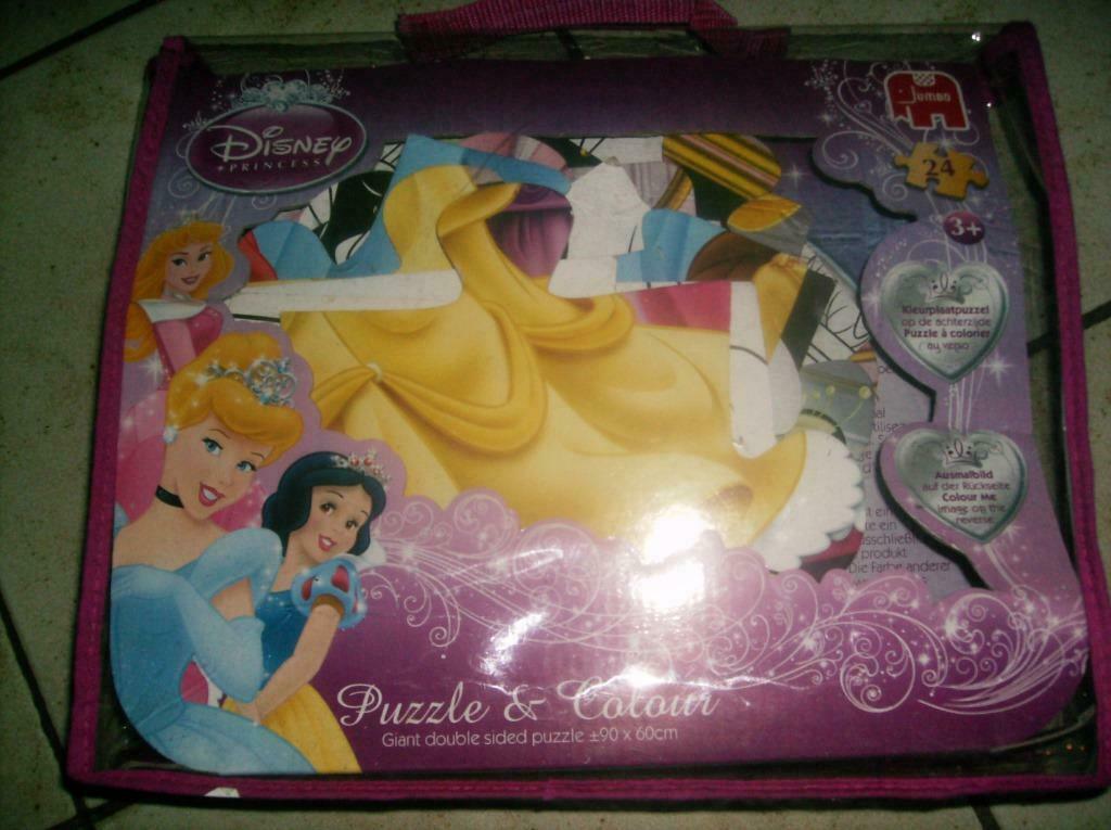 disney prinsses puzzel in tas, Ophalen of Verzenden, Gebruikt