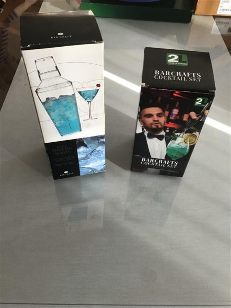 COCKTAIL SETS, Ophalen of Verzenden, Zo goed als nieuw, Overige materialen, Pot, Bus of Blik