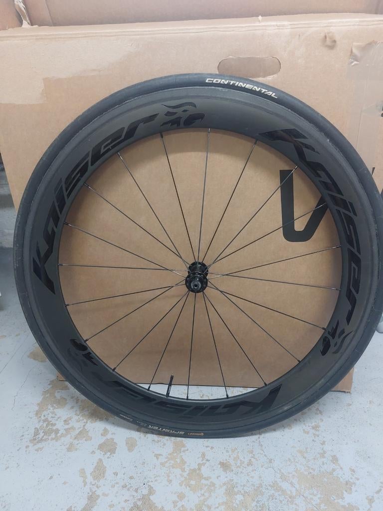 Paire de jantes Carbone Kaizer., Vélos & Vélomoteurs, Enlèvement ou Envoi, Comme neuf