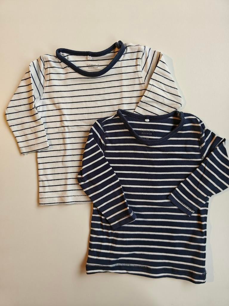 Set van T-shirts lange mouwen Name it maatje 68, Name it, Ophalen of Verzenden, Zo goed als nieuw, Jongetje