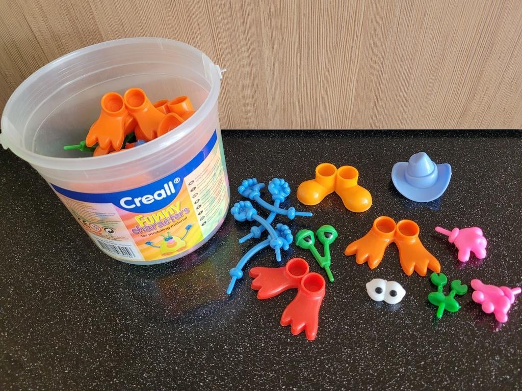 Attributen voor boetseerklei / play-doh, Ophalen, Zo goed als nieuw
