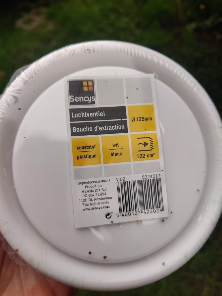Sencys luchtventiel, Enlèvement, Neuf